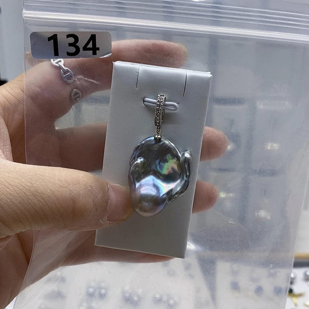 颈饰合金淡水珍珠