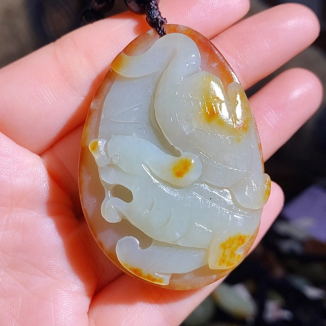 和田玉颈饰未镶嵌