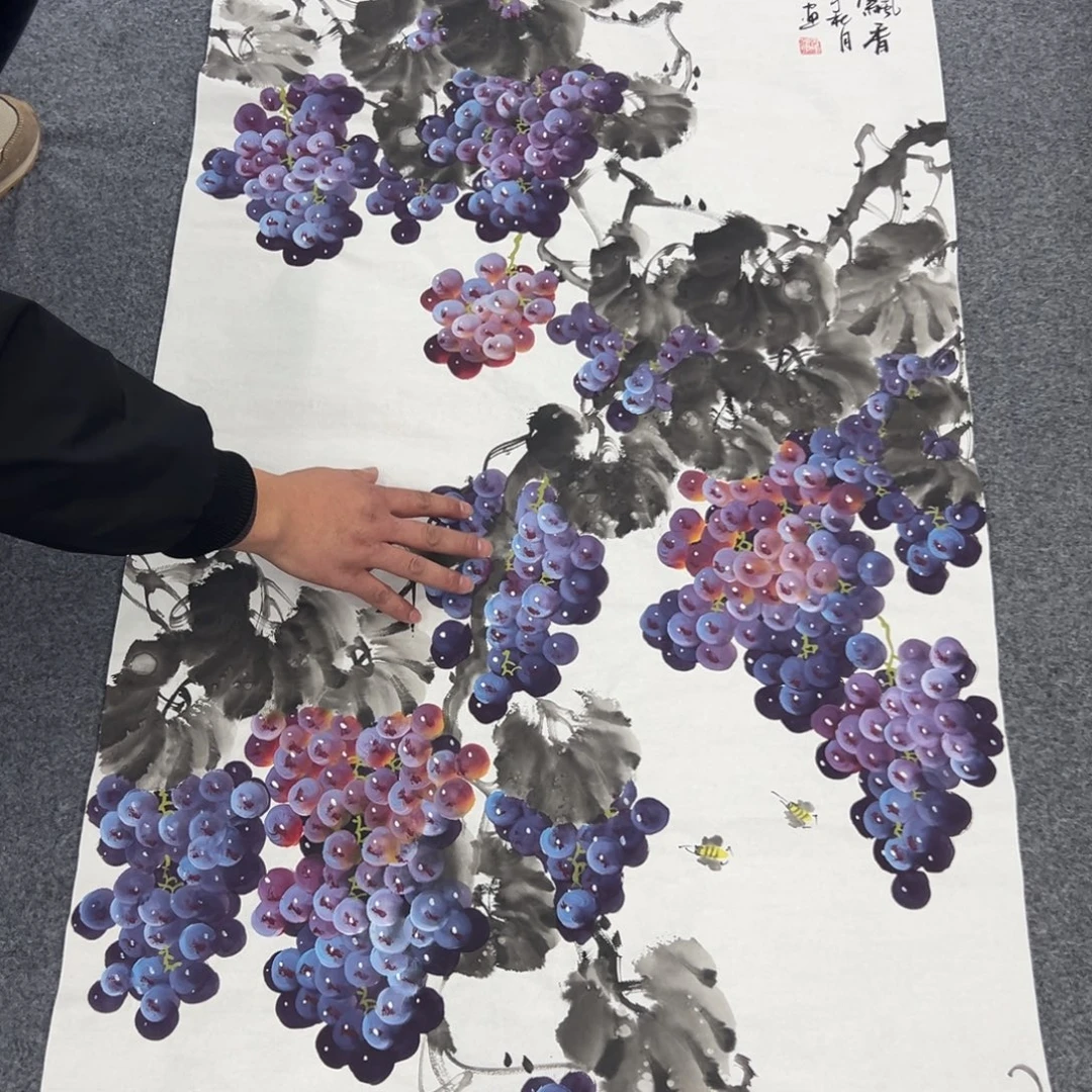 国画宣纸纯手绘字画