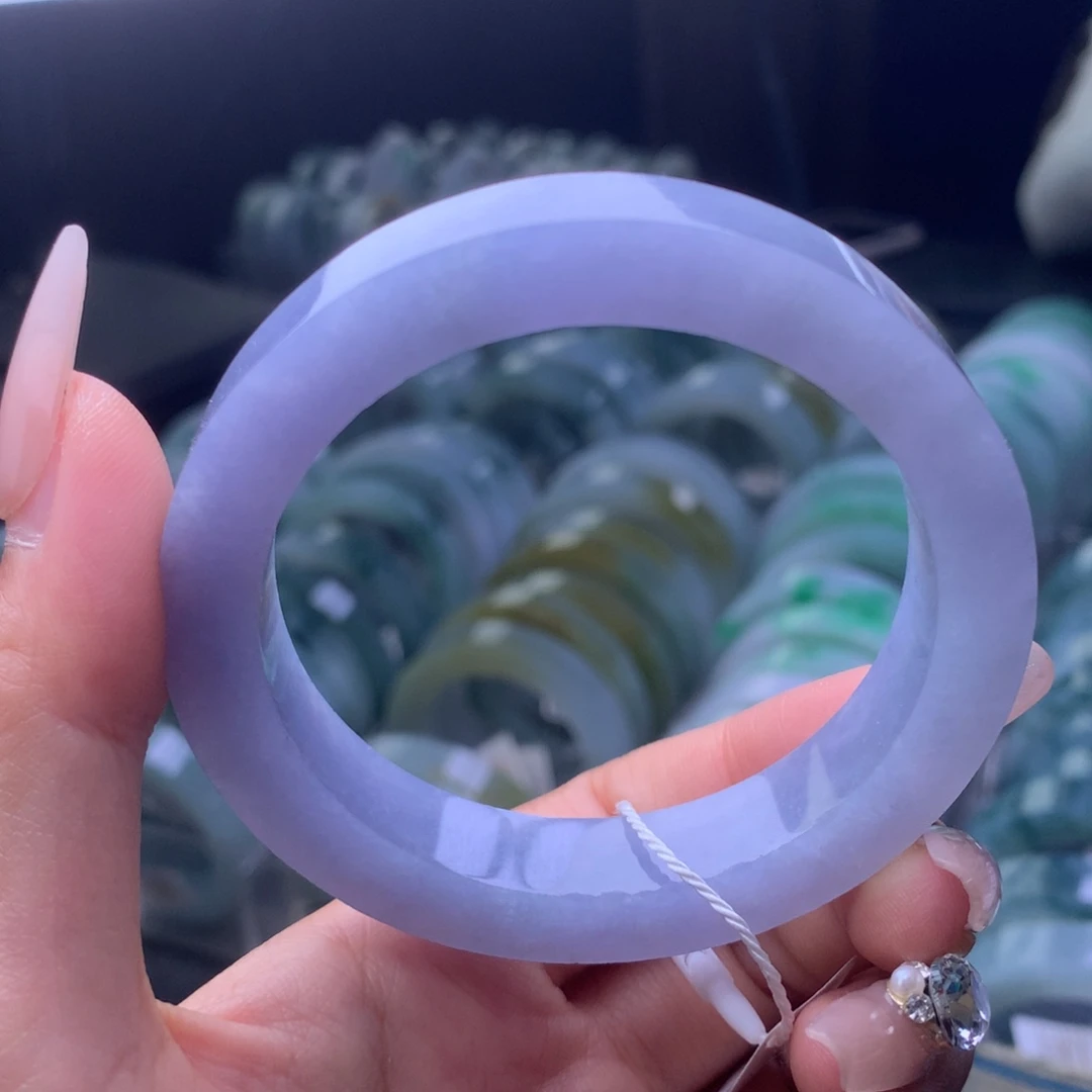 定制翡翠未镶嵌54-55紫