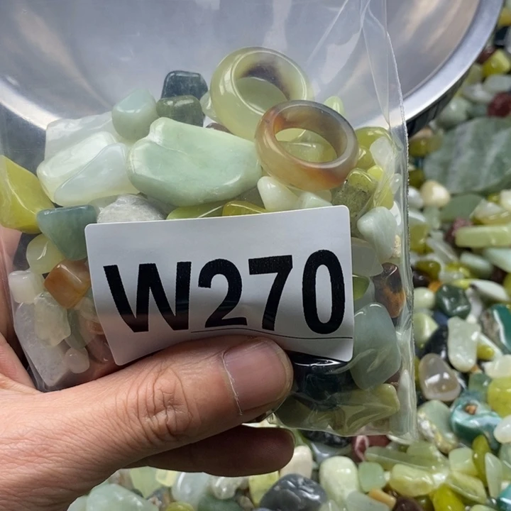 蛇纹石玉未镶嵌鱼缸石