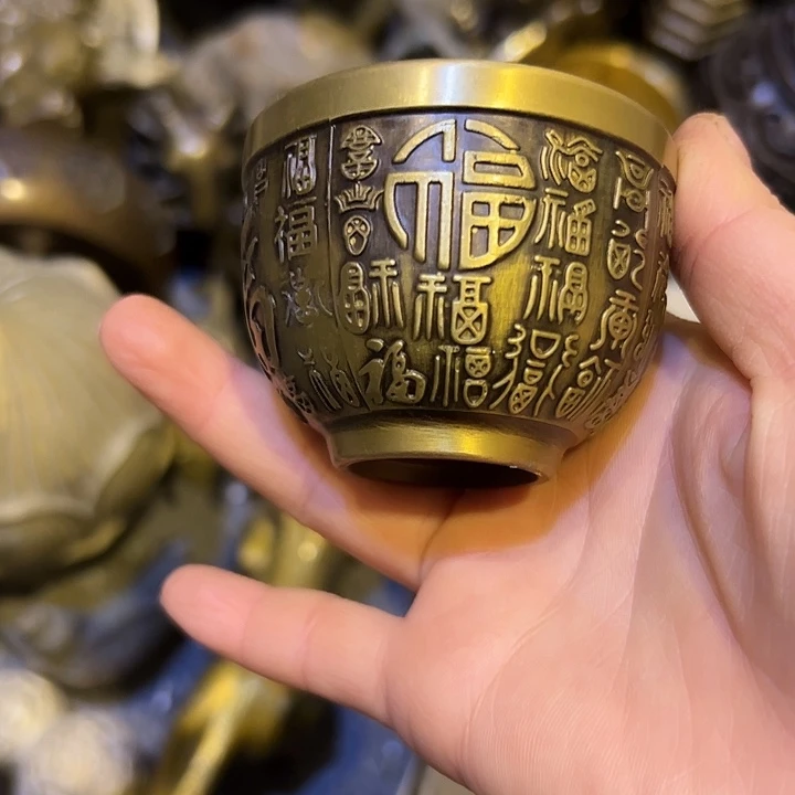 黄铜摆件，文房工艺品摆件
