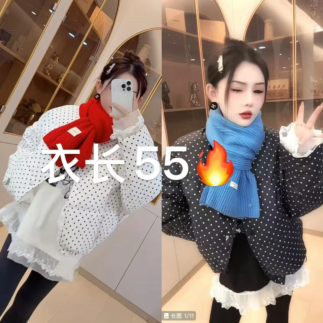 【艳子】2437小个子~韩系波点外套