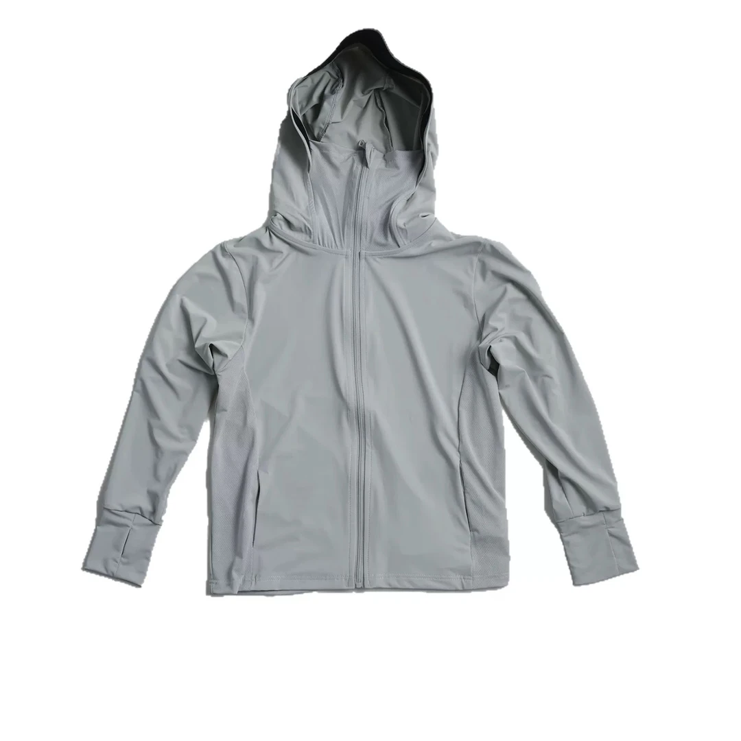 510-31儿童冰丝薄款透气连帽防紫外线防晒衣休闲夏季