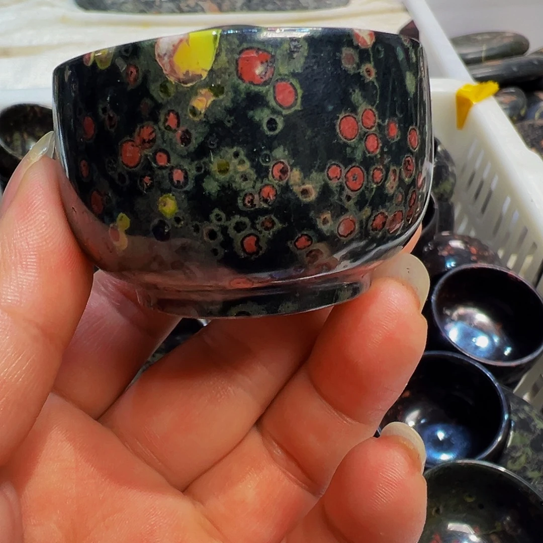 梅花玉鱼缸石茶周边微瑕不退不换