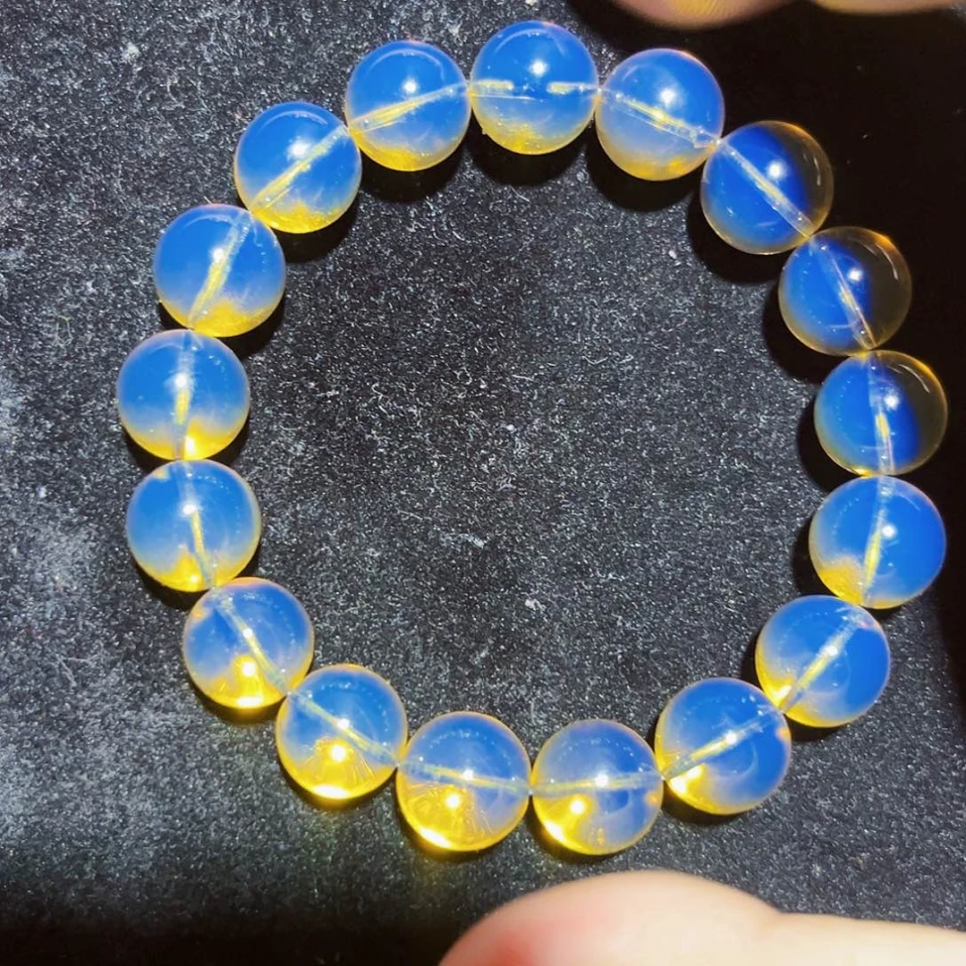 蓝珀未镶嵌珠宝奇石12mm