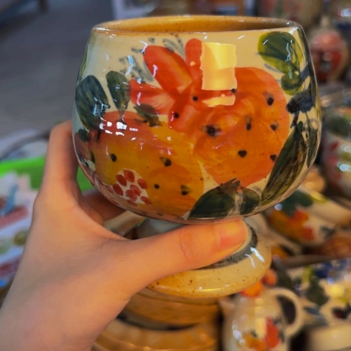 瓷片景德镇陶瓷手工手绘