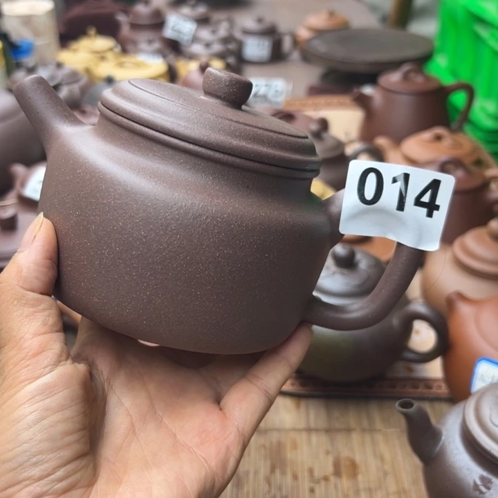 茶壶紫砂紫泥瑕疵420