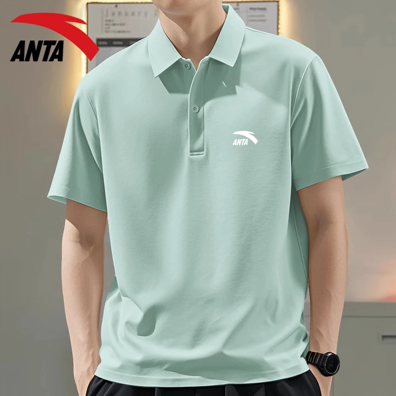 安踏速干polo衫短袖男夏季新款商务翻领t恤运动休闲半袖952528113