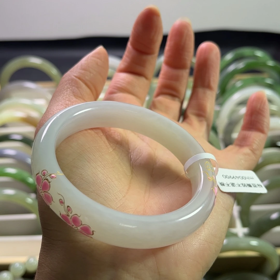 和田玉手镯未镶嵌56➕圈