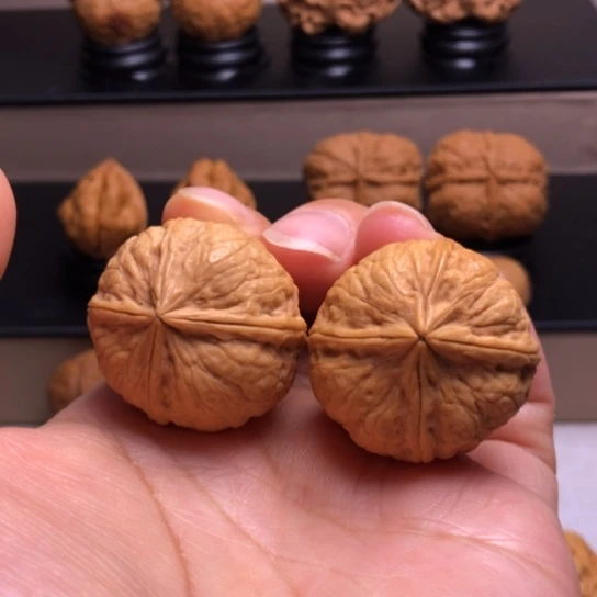 文玩核桃把件骰子四楞13