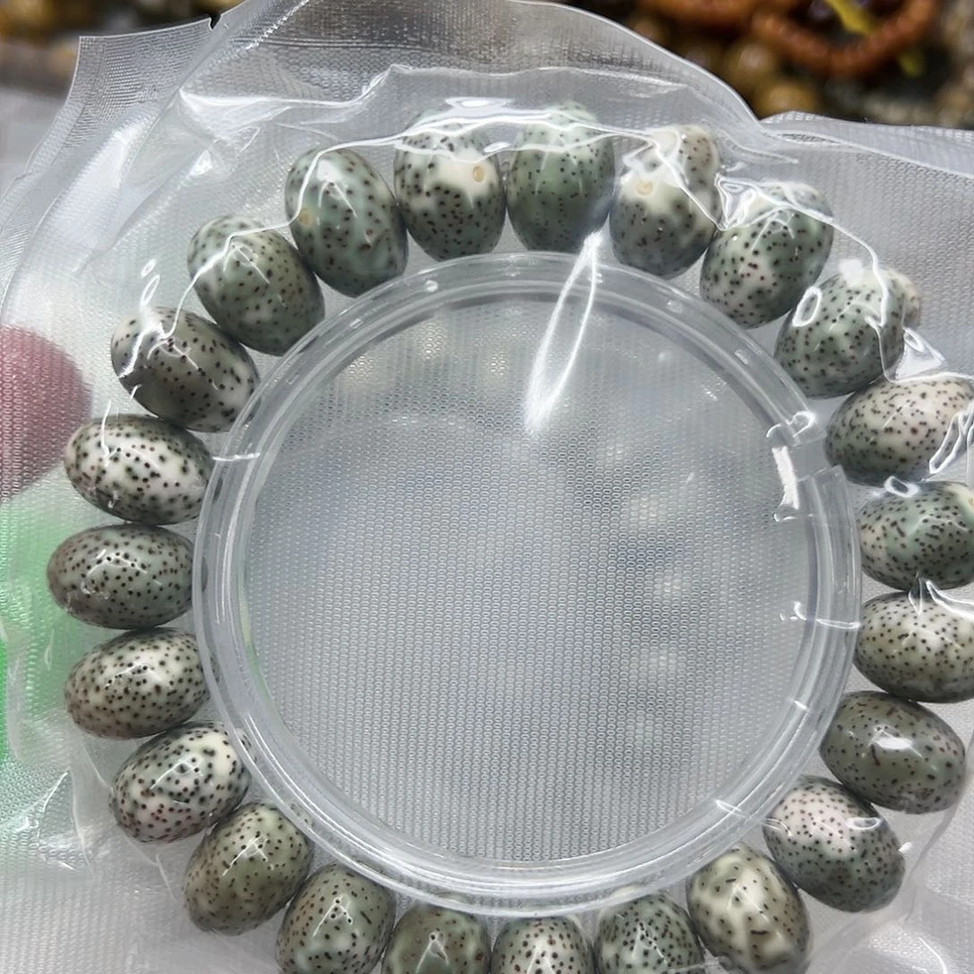 星月菩提手串107傲世绿星月菩提单圈苹果园1.5