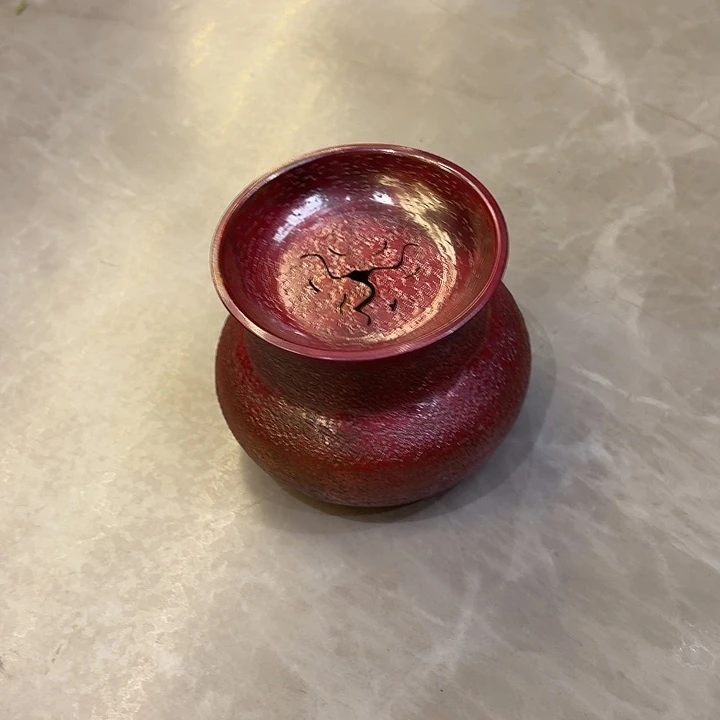 沾沾喜器紫铜建水