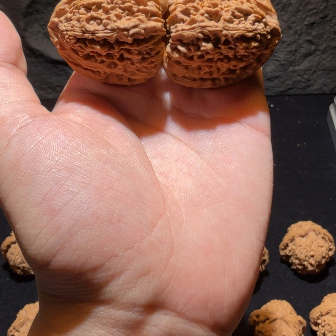 吊坠文玩核桃38三角炮