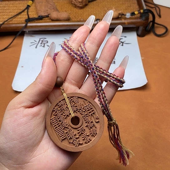 檀香木手串/手链山鬼花钱