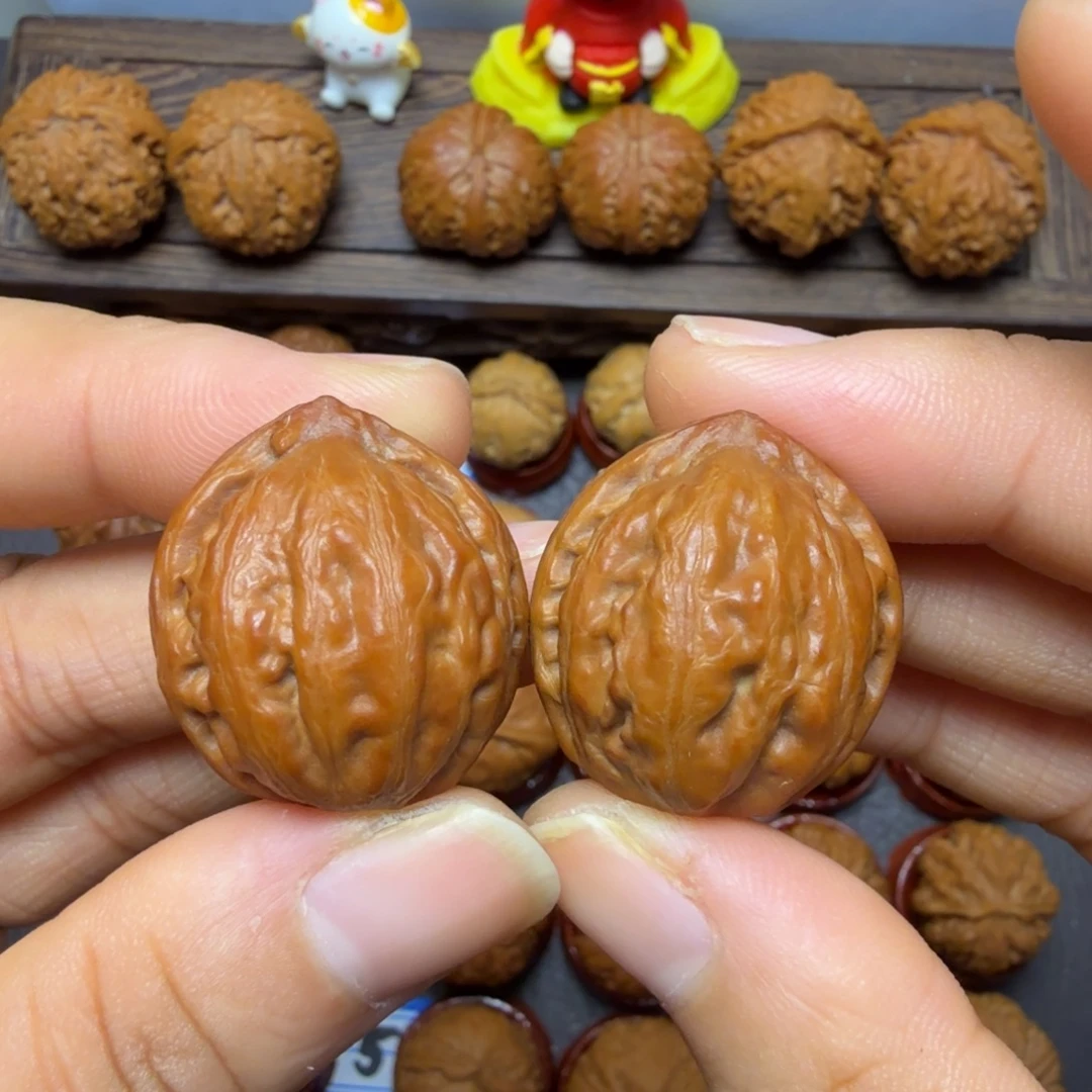 把件文玩核桃25尺边肚同尺小元宝007