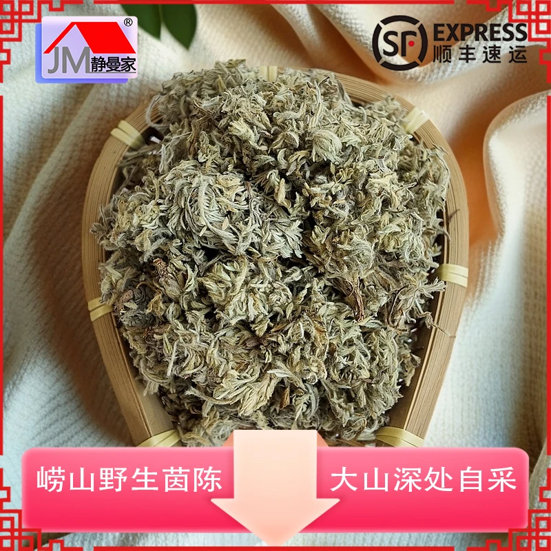 茵陈代用茶 青岛崂山王哥庄大山深处自采摘野生白蒿开水冲泡