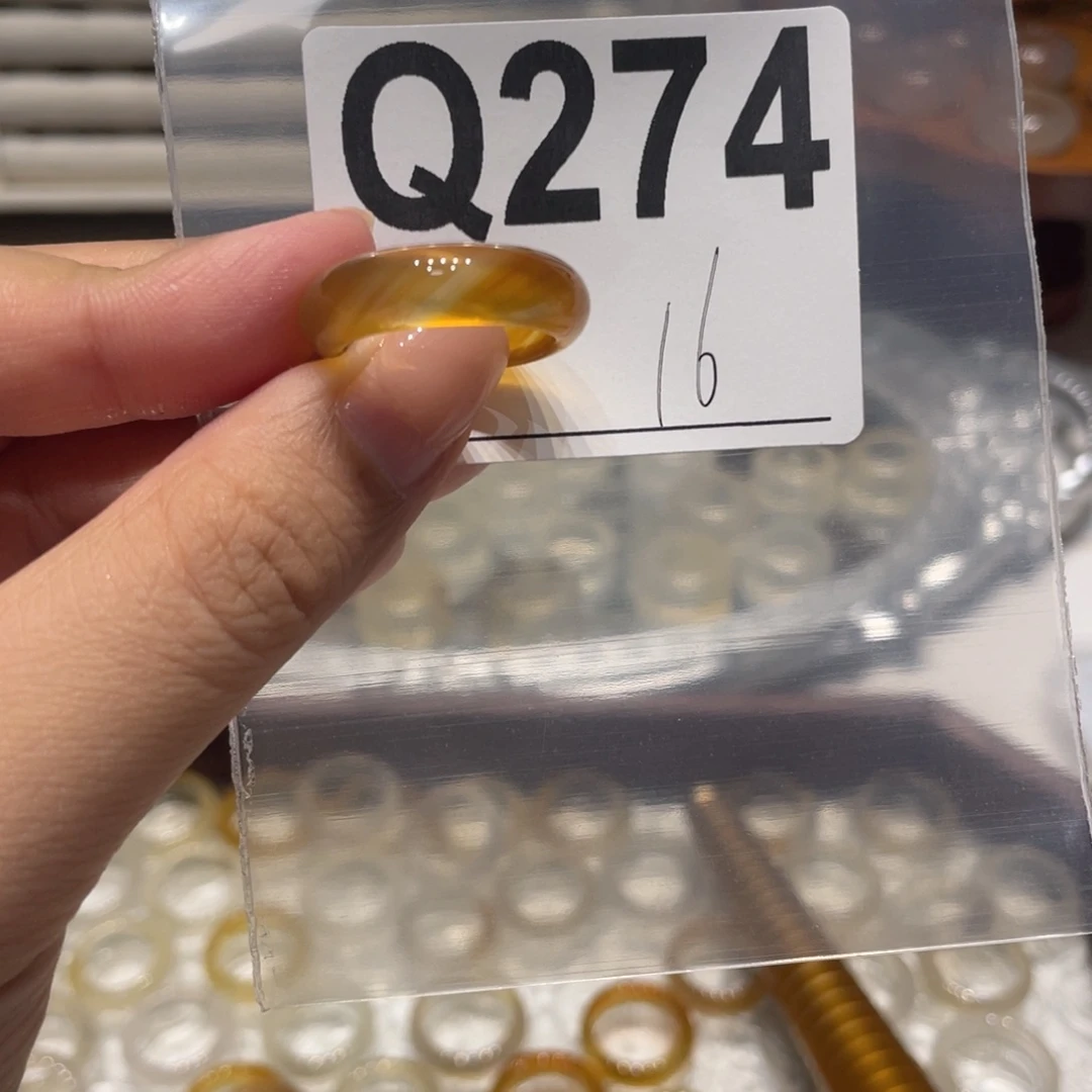 玛瑙/玉髓未镶嵌戒指274