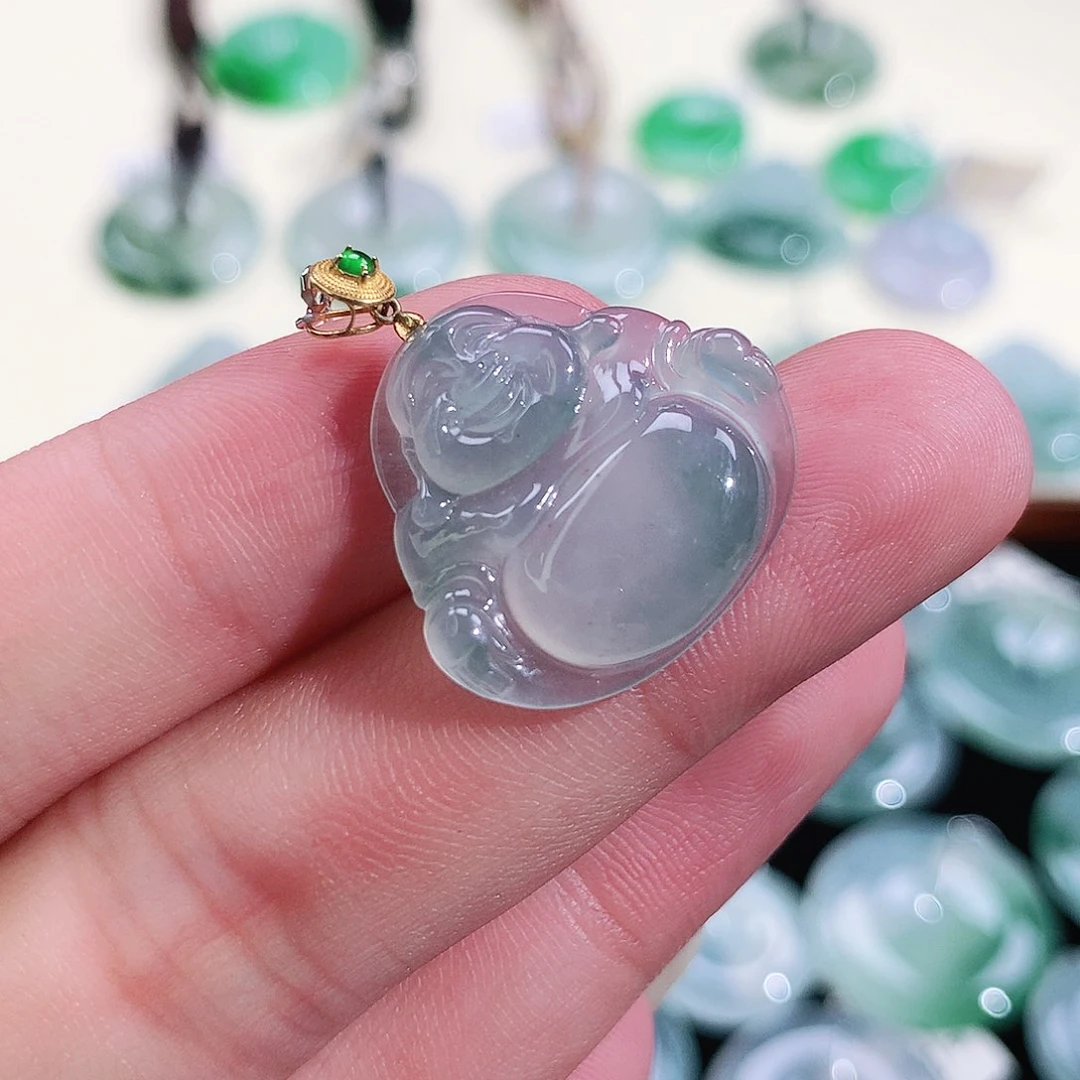 翡翠未镶嵌颈饰翡翠21-23-4