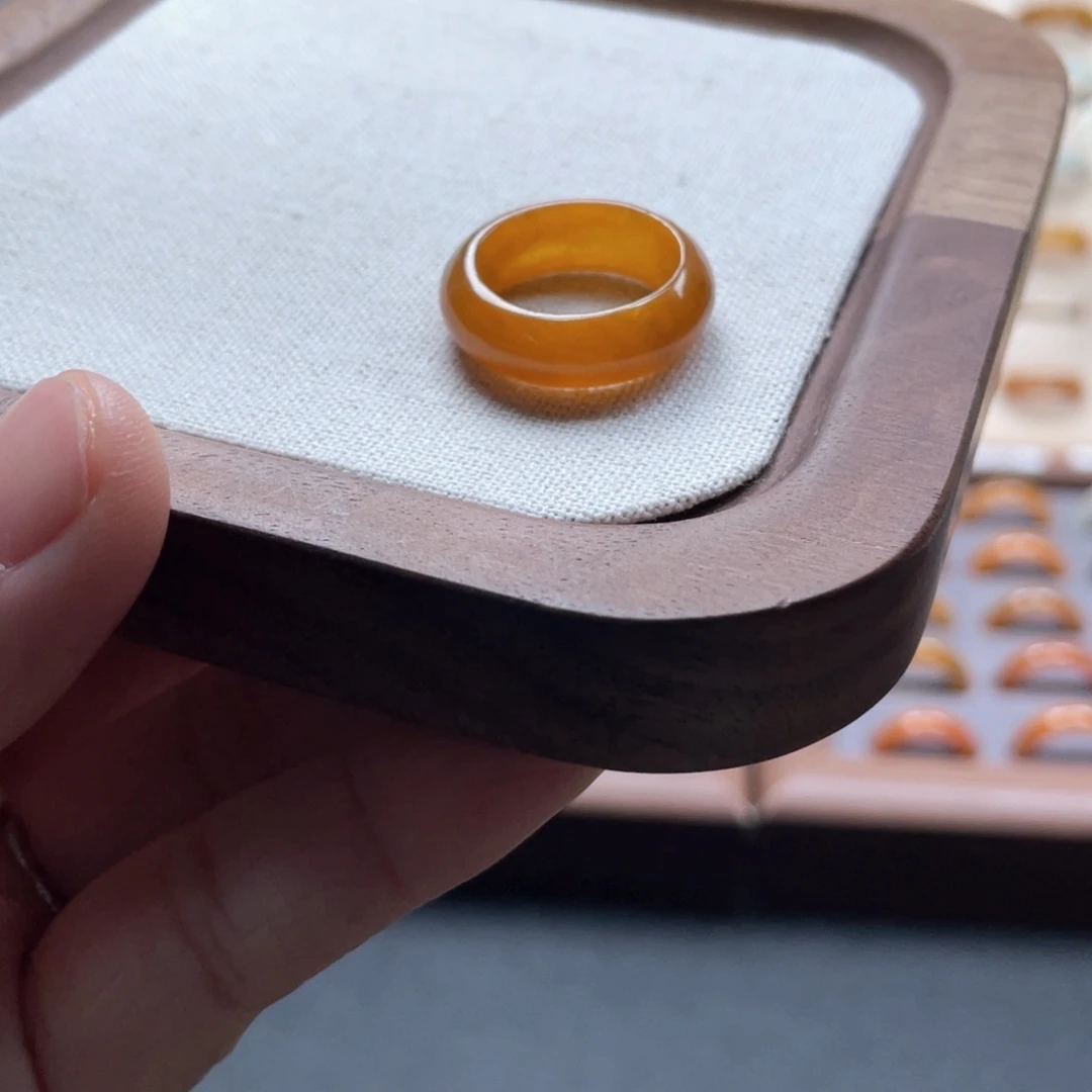 翡翠戒指未镶嵌17 号 12 港码 16.3 内径