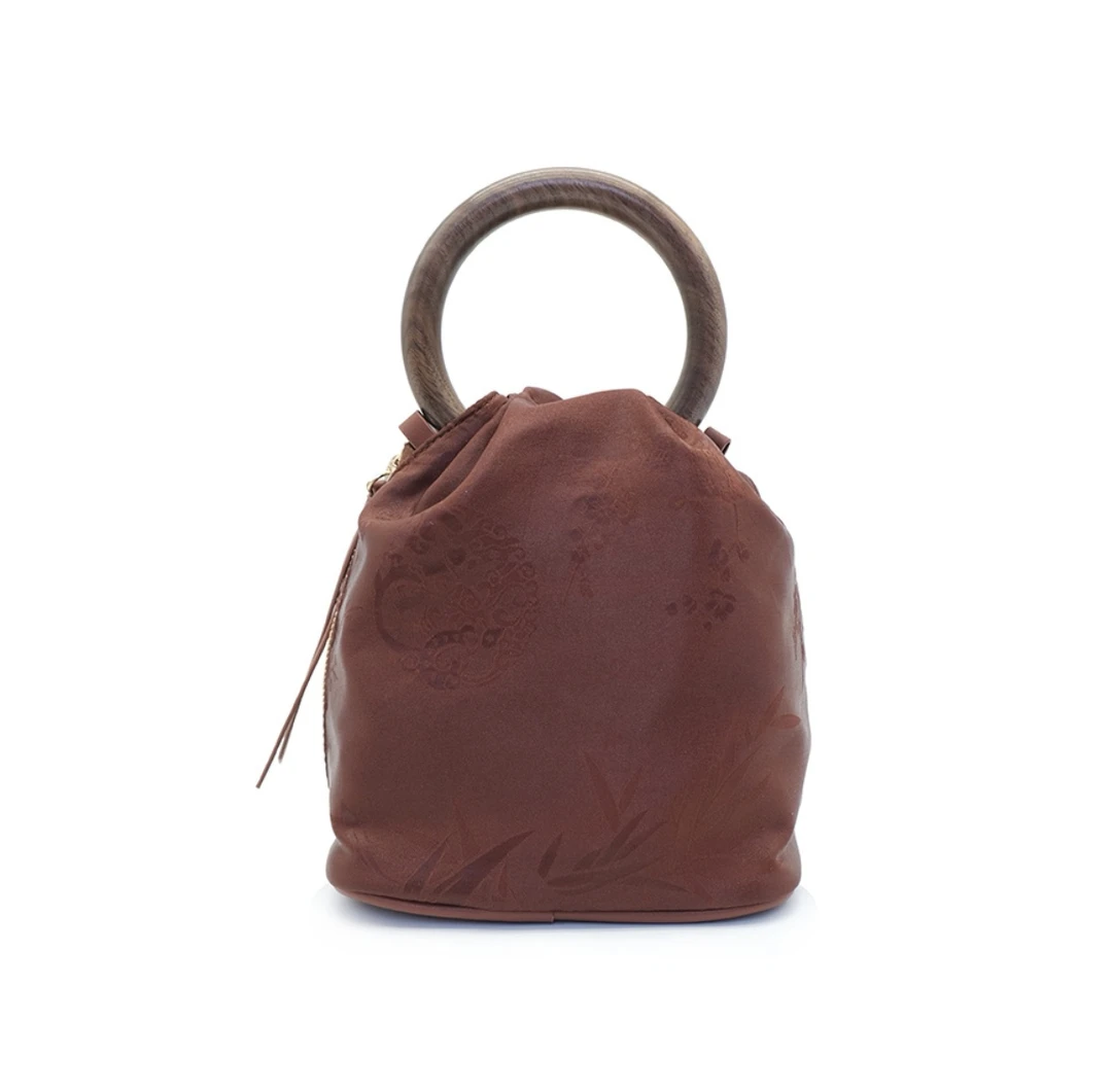 香云纱手提斜跨包LC2211