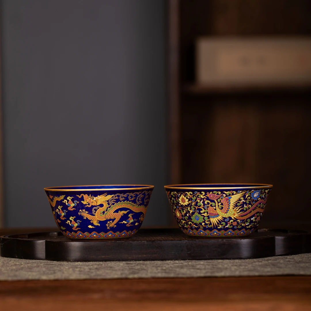 龙凤呈祥精美对杯