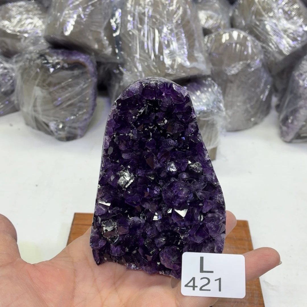 未镶嵌水晶摆件天然紫水晶