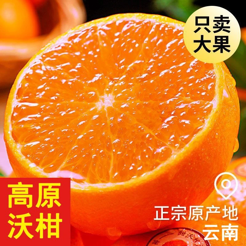 正宗云南高原沃柑皮薄肉厚新鲜应季网红水果水果