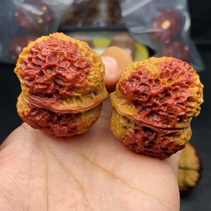 【闪购商品】把件文玩核桃42尺火麒麟金蟾