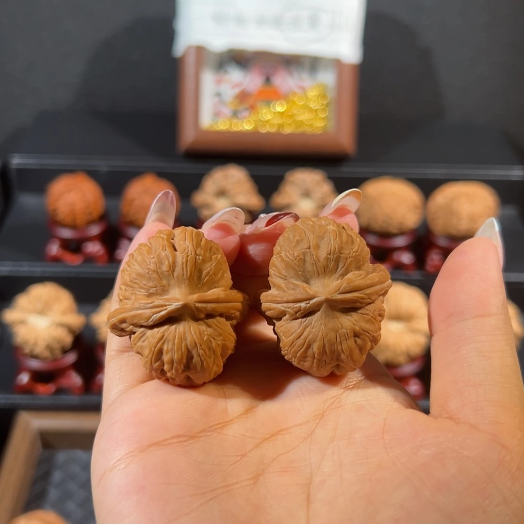 文玩核桃把件元宝38+