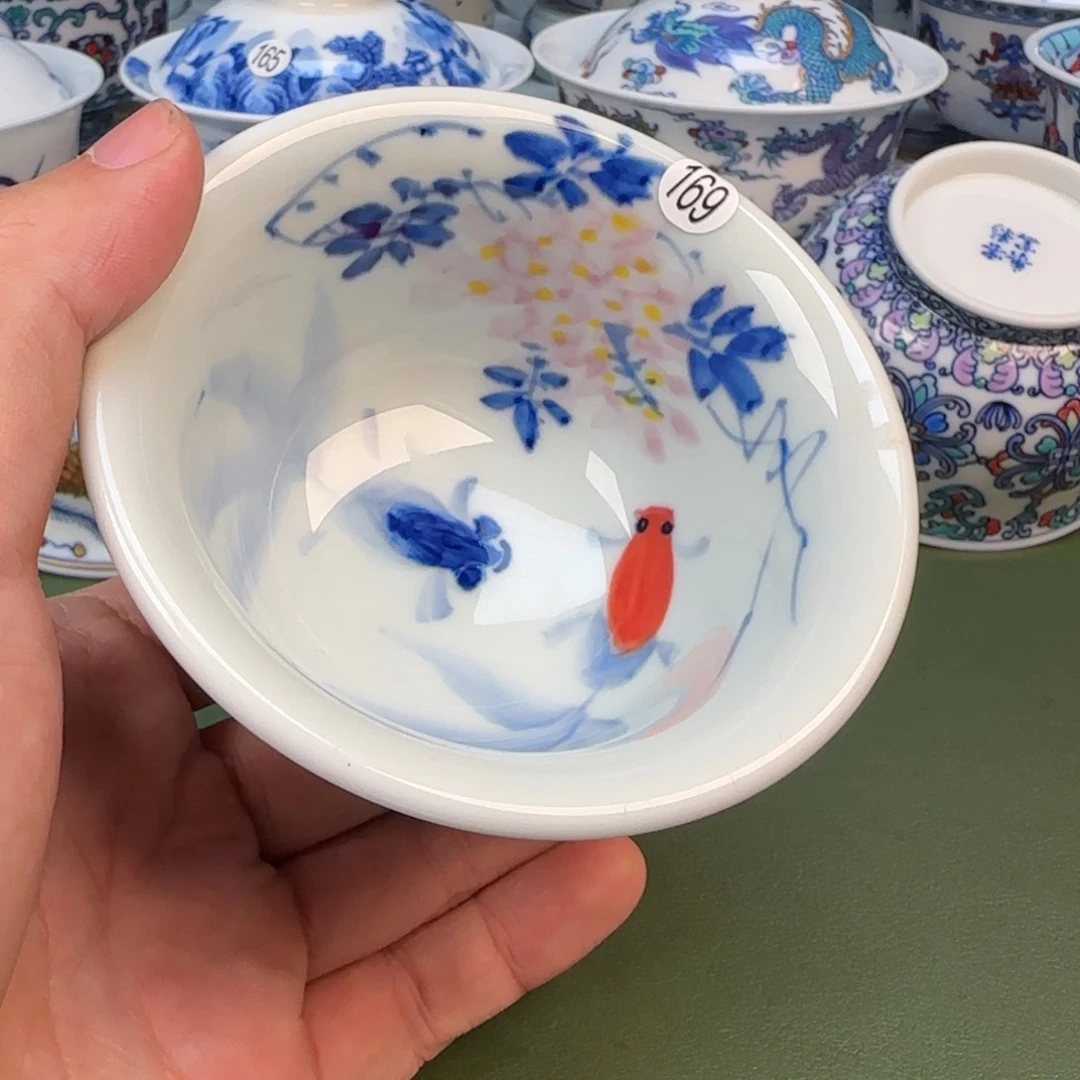 彦祖纯手工手绘茶具169