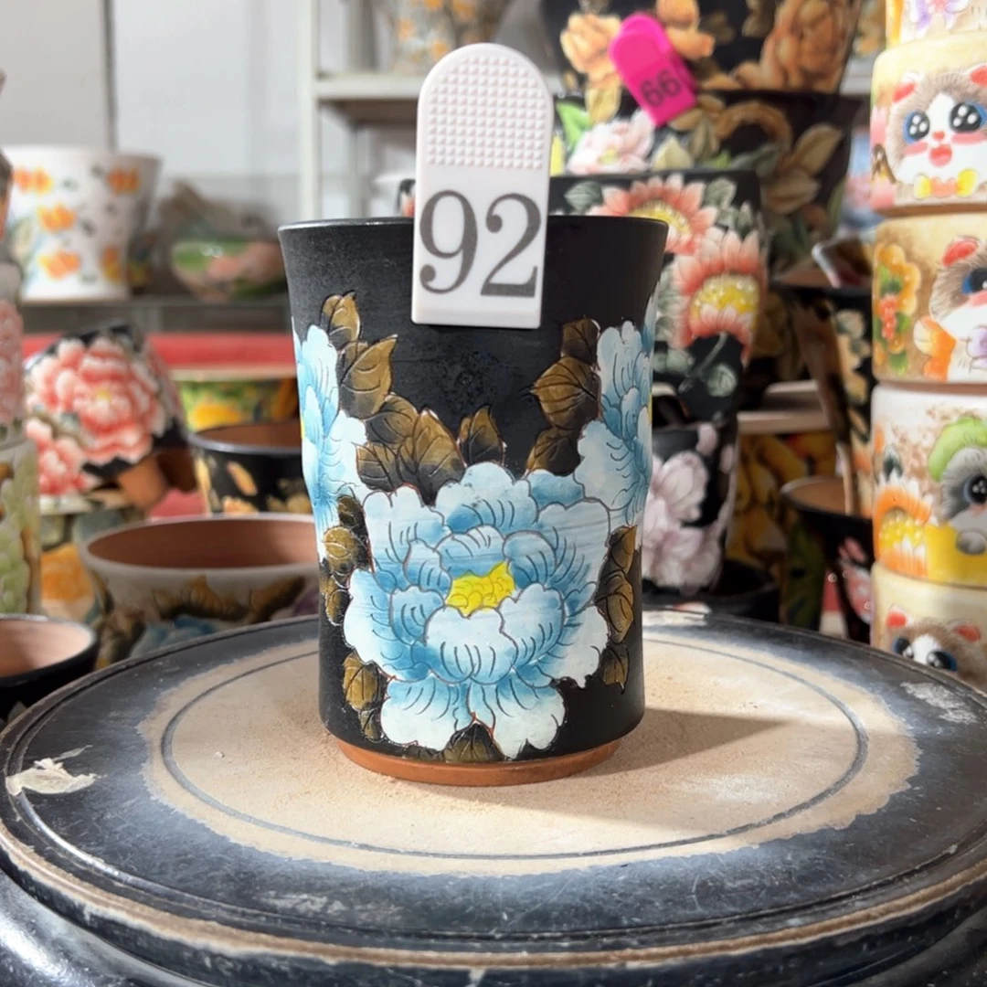 景德镇幸运花盆满38包邮