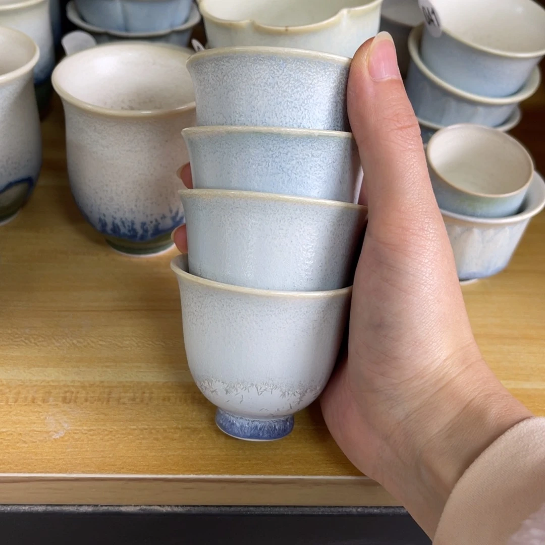 摆件睡***家木夕陶瓷手工茶器