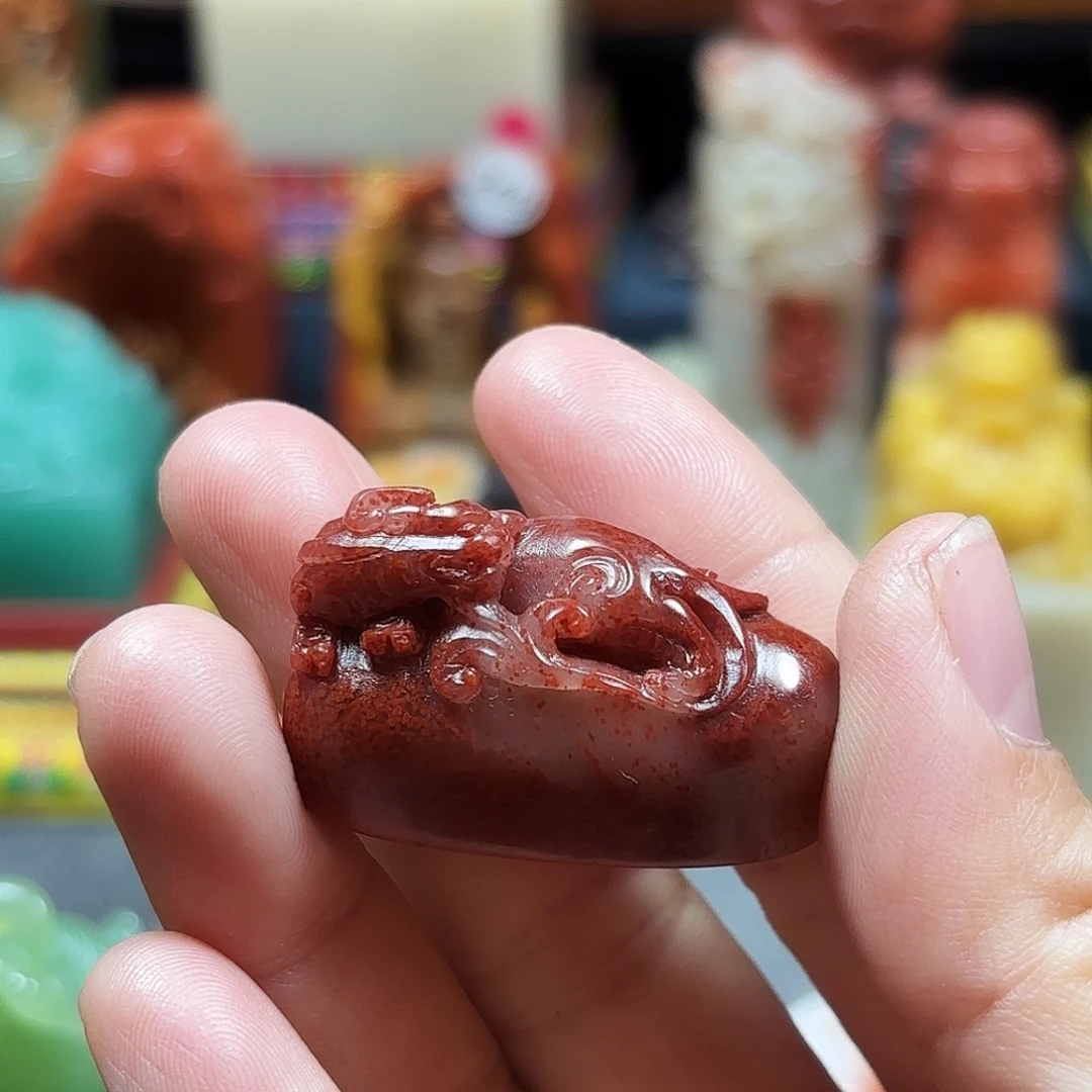 萤***火印石寿山石包邮包刻8