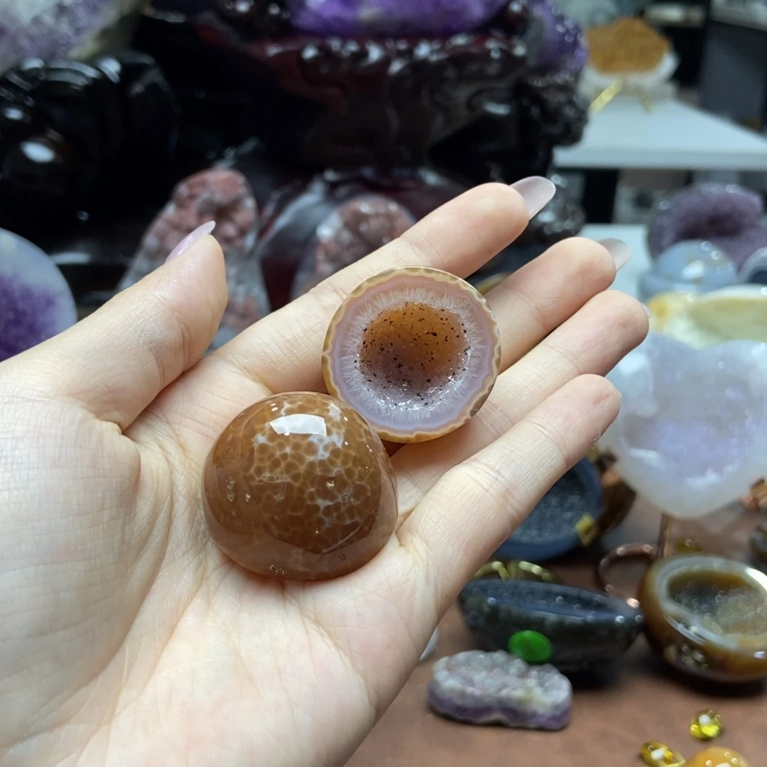 紫晶摆件未镶嵌水晶