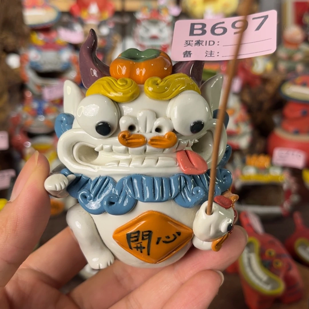 泥塑纯手工茶宠摆件