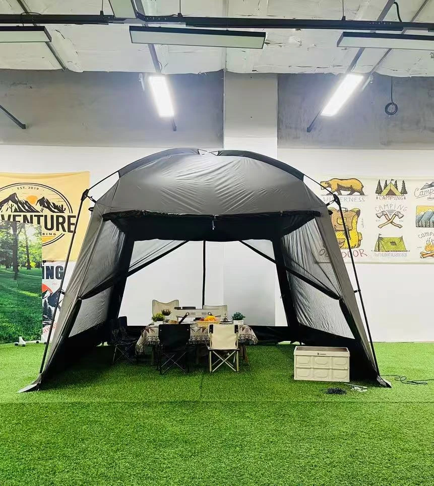 张飞户外专属防风防雨户外露营凉棚帐篷