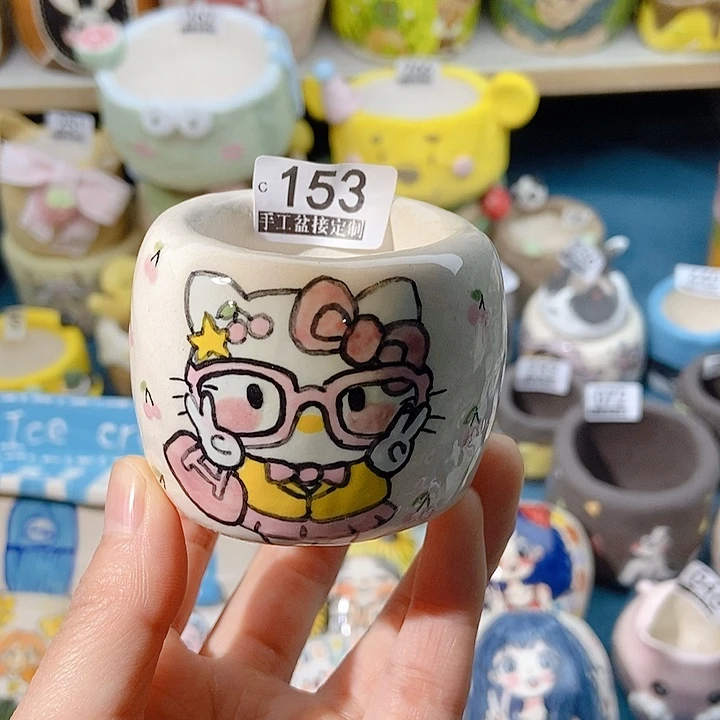 大舅手工手绘盆153