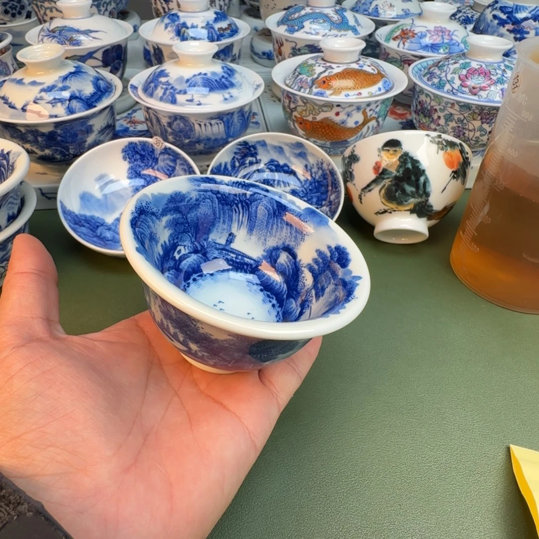 陶纯手工纯手绘茶具387