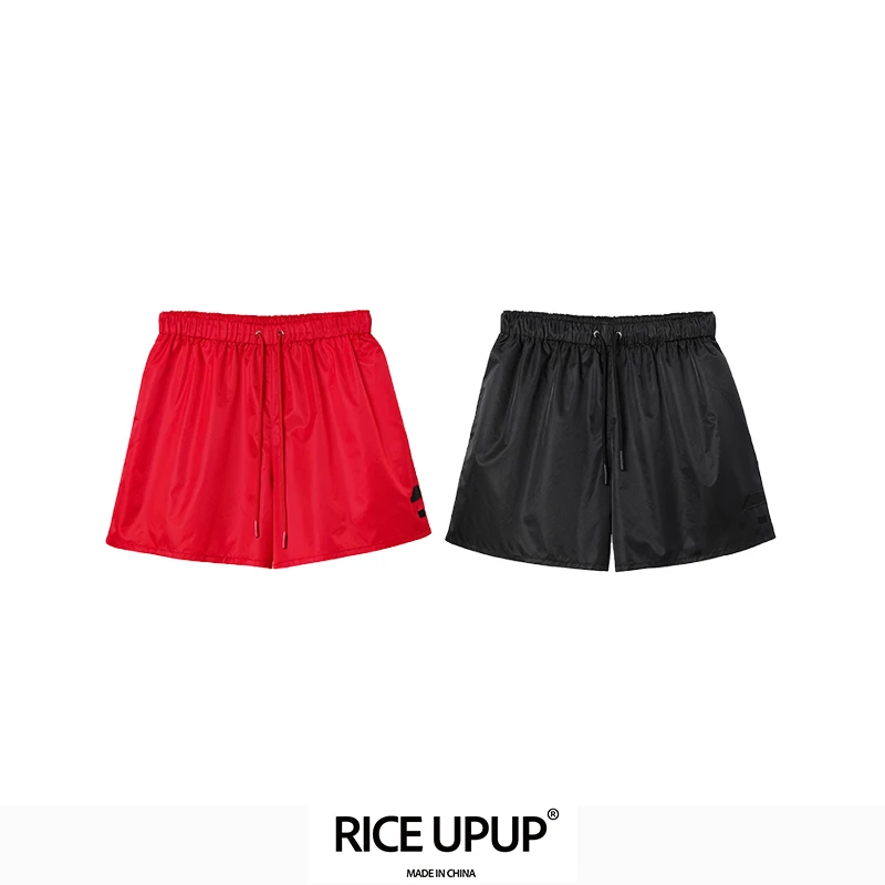 RICEUPUP-“米果果们”尼龙刺绣短裤