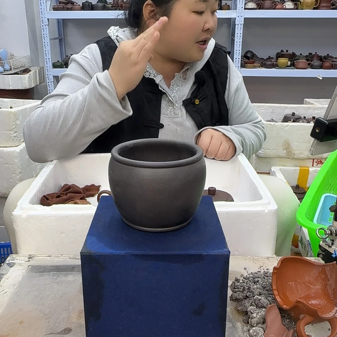 茶壶紫砂宜兴紫砂壶瑕疵处理