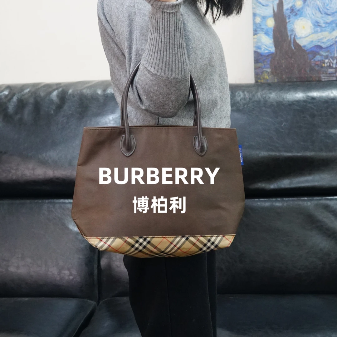 95新 BURBERRY/博柏利 巴宝莉/拼色单肩包/JJ01317893/7893