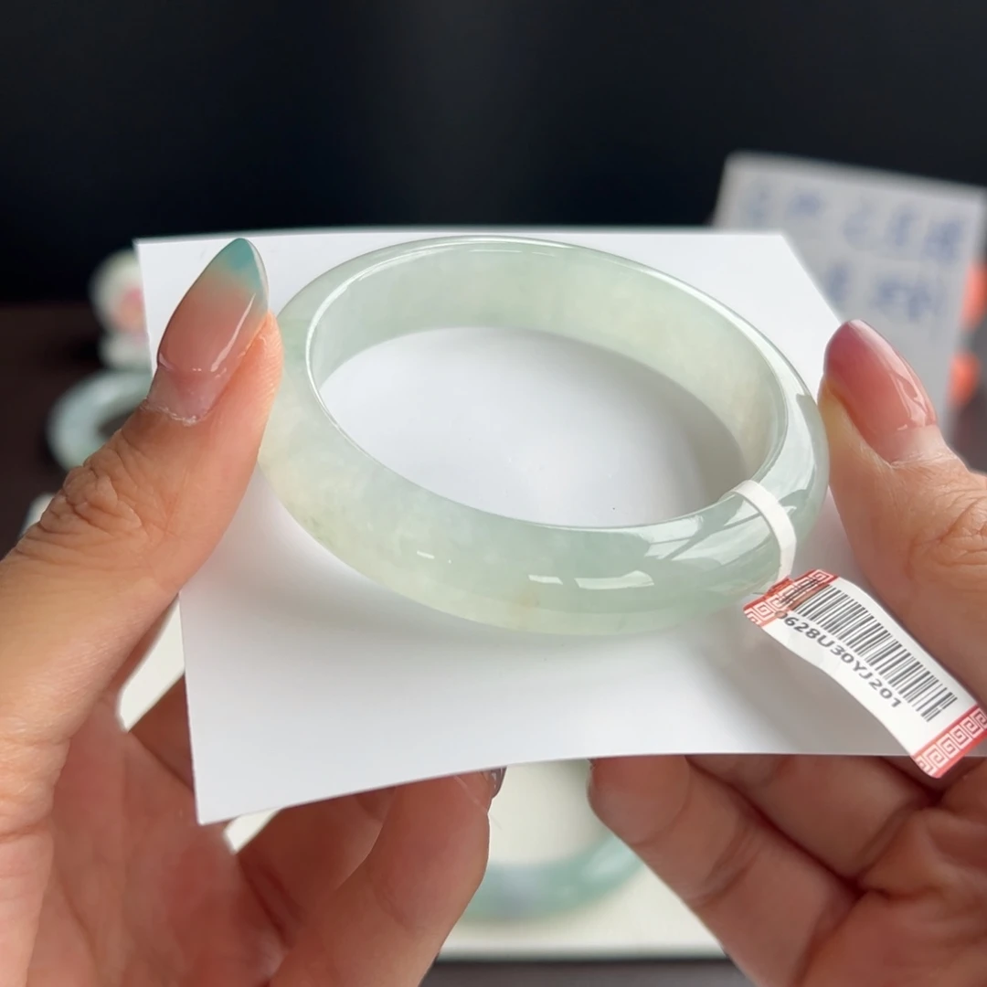 翡翠未镶嵌手镯16号 52.2