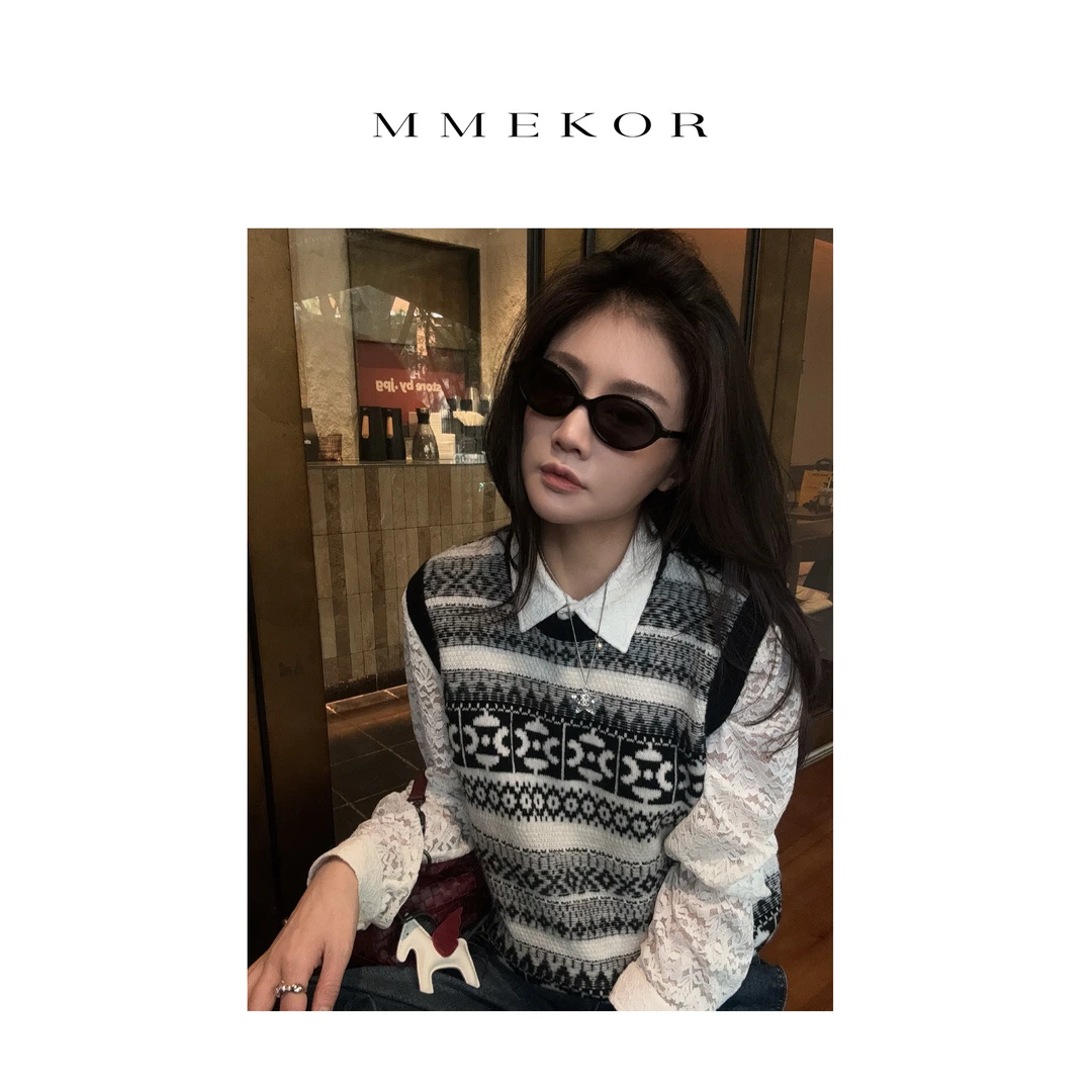 MMEKOR“多洛米蒂”马甲 2025新款活力常青藤时髦上衣 89193