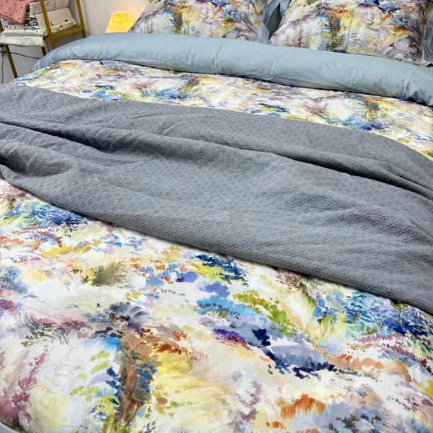 【品牌外贸原单】全棉提花盖毯床盖床单250*270柔软厚实耐用