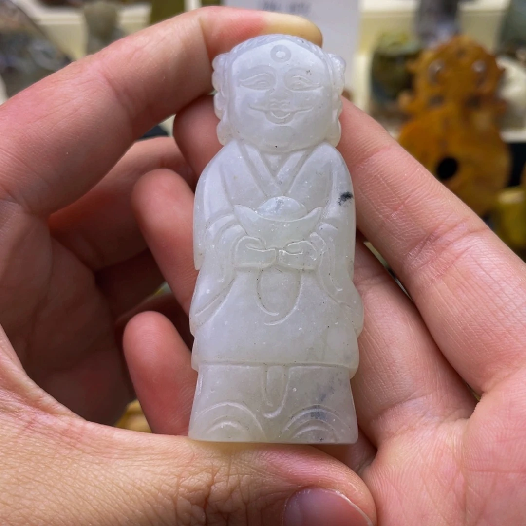 蛇纹石玉未镶嵌颈饰85