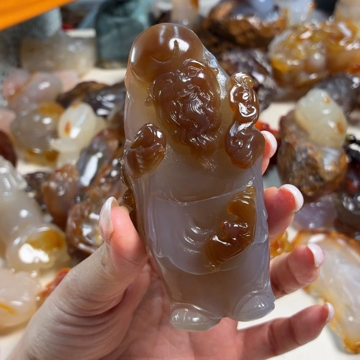 玛瑙/玉髓未镶嵌吊坠(不含链)