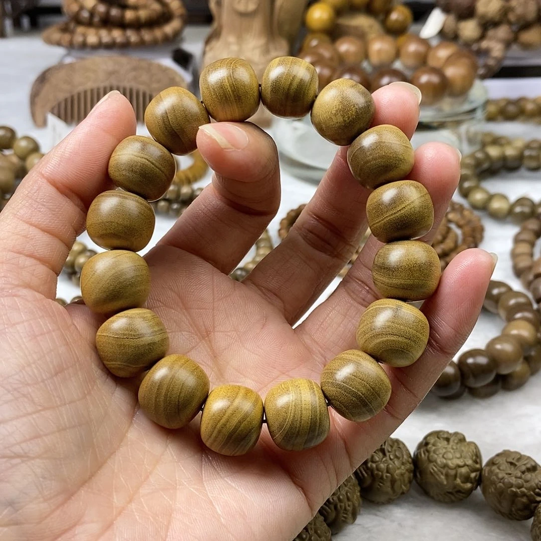 檀香木手串/手链平***辛