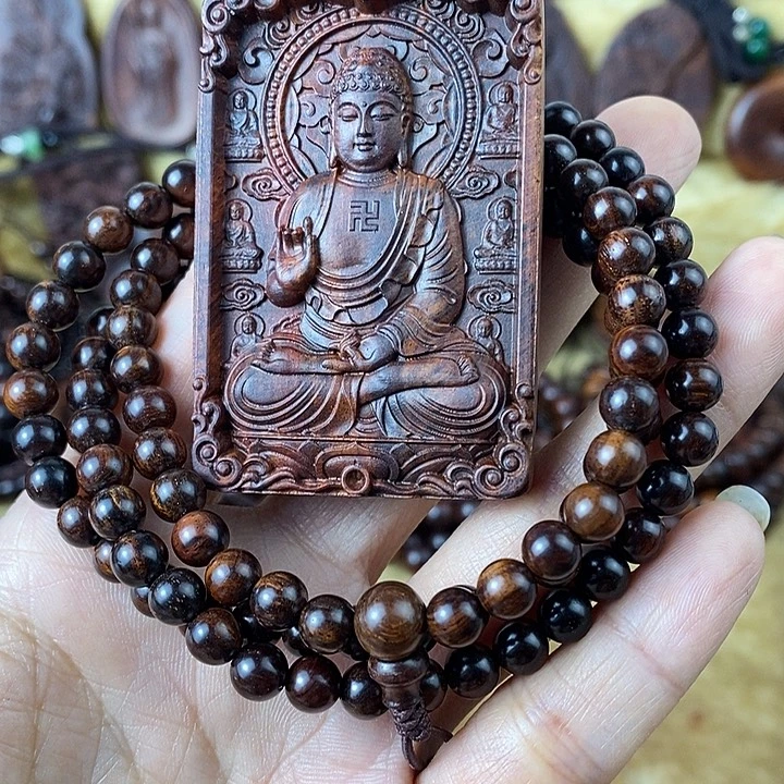 坦***诚吊坠黄花梨/降香黄檀