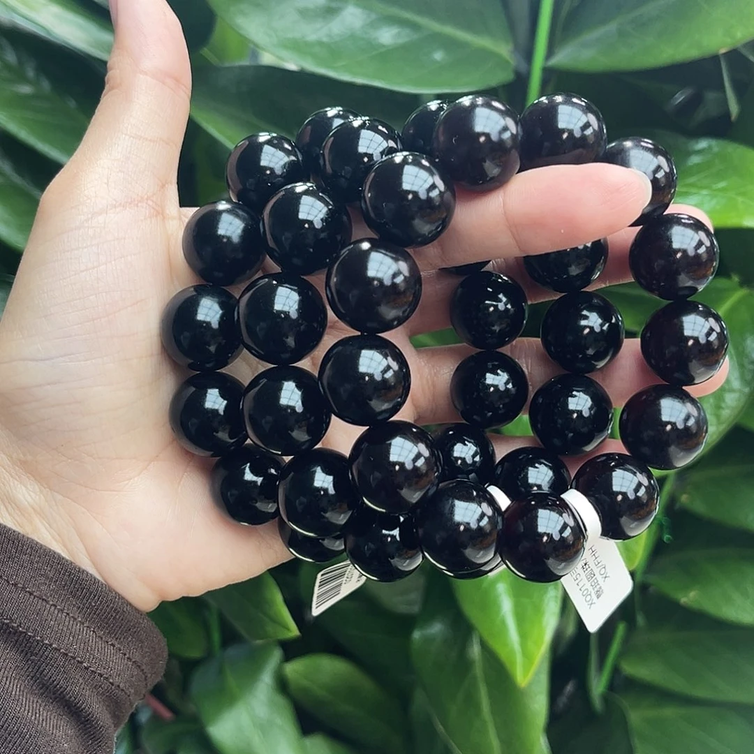 琥珀未镶嵌手链17 m多样性发其一